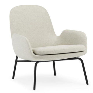 Normann Copenhagen Era lounge chair full upholstery fabric with black steel structure Buy on Shopdecor NORMANN COPENHAGEN collections