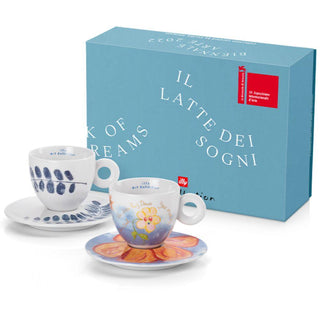 Illy Art Collection Biennale 2022 set 2 cappuccino cups by Precious Okoyomon?? & Alexandra Pirici? Buy on Shopdecor ILLY collections