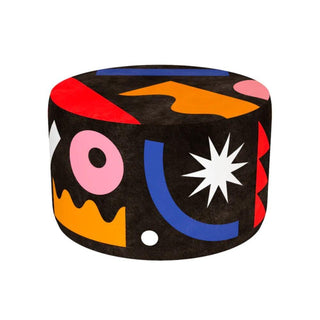Qeeboo Oggian Landscape Black M pouf Buy on Shopdecor QEEBOO collections