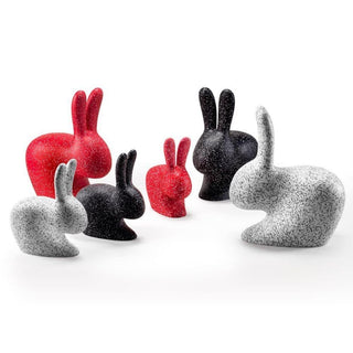 Qeeboo Rabbit Chair Baby Dots in the shape of a rabbit Buy on Shopdecor QEEBOO collections